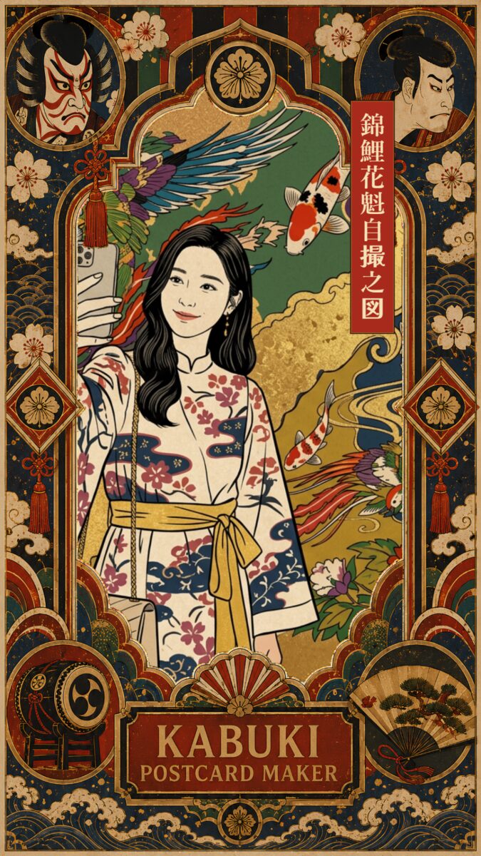 KABUKI POSTCARD
